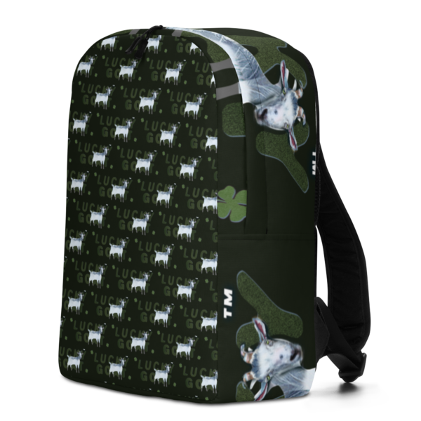 Lucky Goat Green Backpack - Image 2