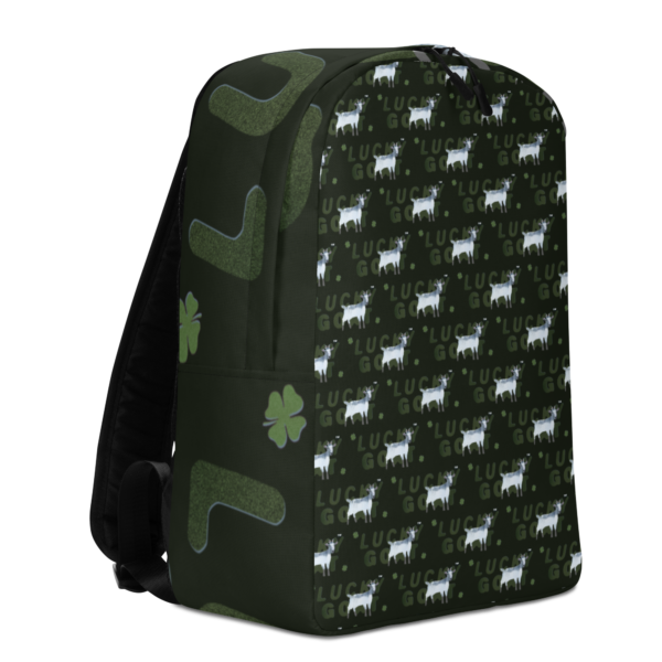 Lucky Goat Green Backpack - Image 3