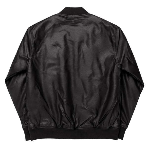 IAM Leather Bomber Jacket - Image 3