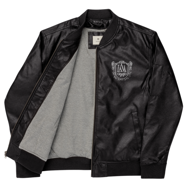 IAM Leather Bomber Jacket - Image 2