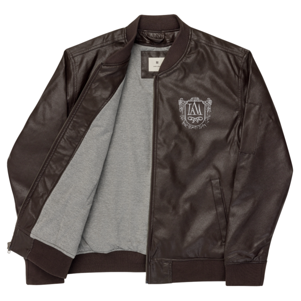 IAM Leather Bomber Jacket - Image 5