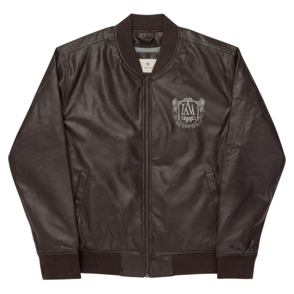 IAM Leather Bomber Jacket - Image 4