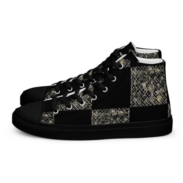 Men’s high top canvas shoes - Image 2