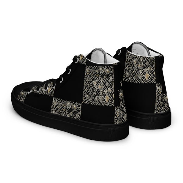 Men’s high top canvas shoes - Image 3