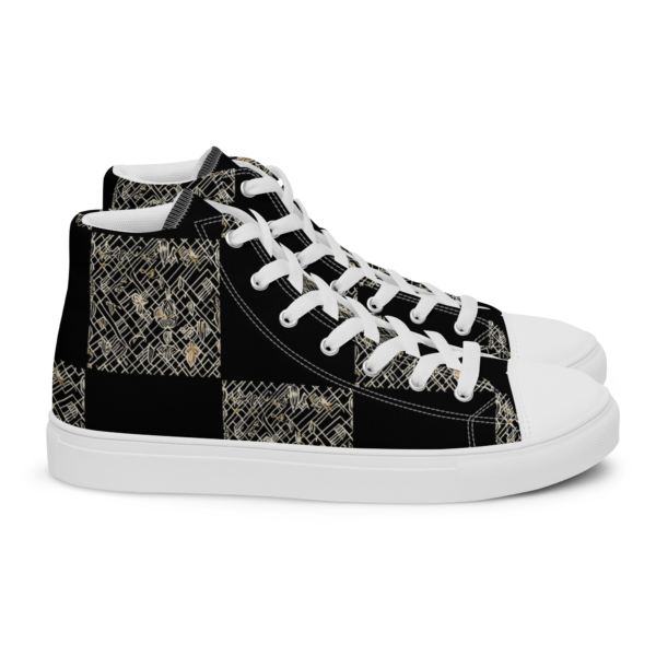 Men’s high top canvas shoes - Image 16